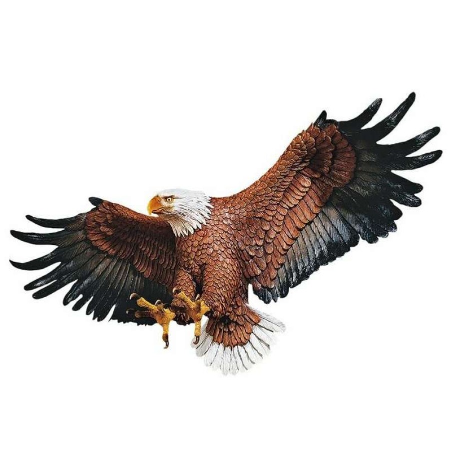 Wall Decor * | Brand New Design Toscano Freedom'S Pride Eagle Wall Sculpture