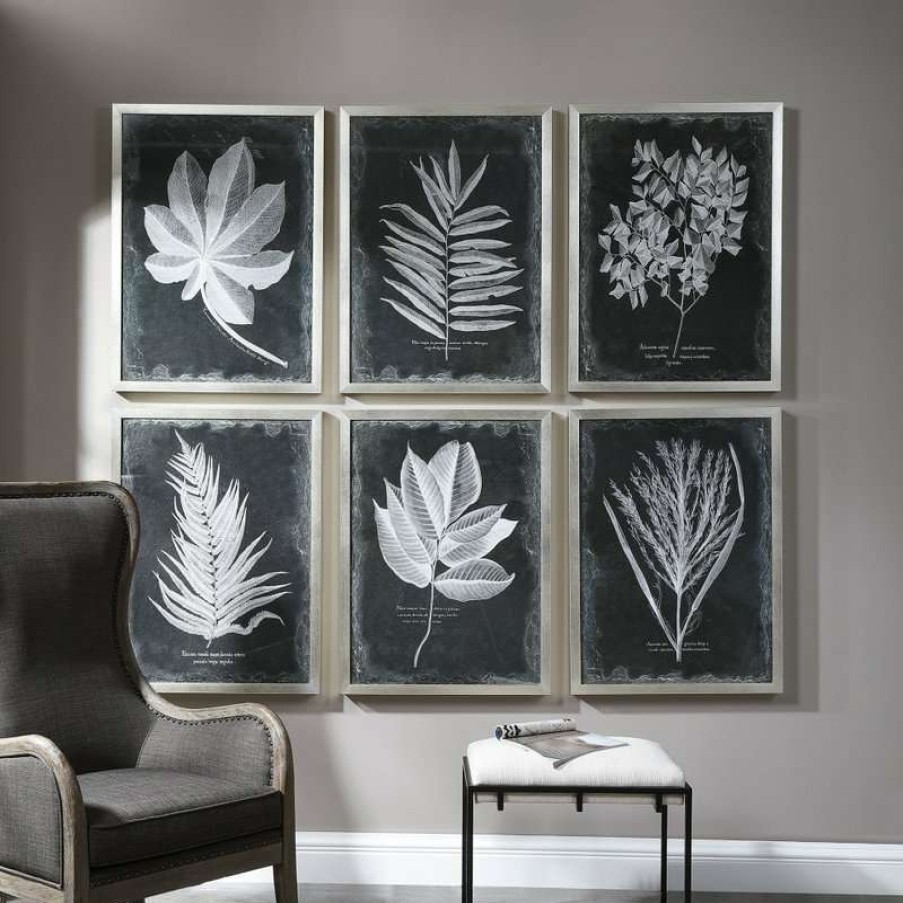 Wall Decor * | Best Reviews Of Uttermost Foliage Framed Prints, Set Of 6