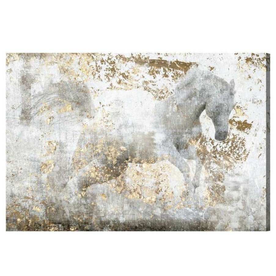 Wall Decor * | Hot Sale The Oliver Gal Artist Co. Oliver Gal "Running Equus" Canvas Art, 36 X24