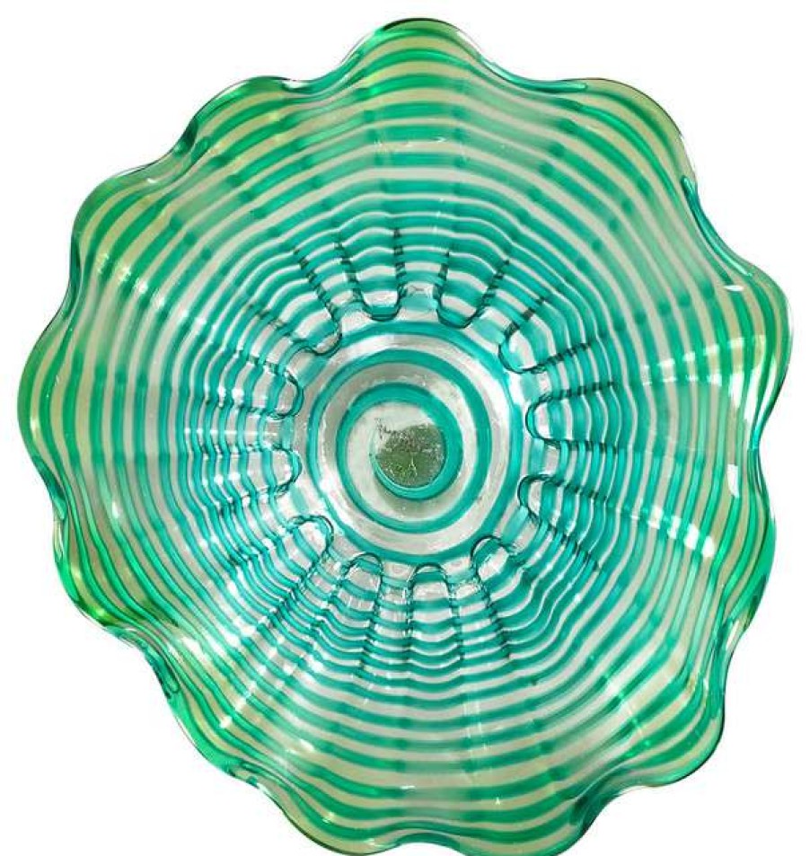 Wall Decor * | Outlet Dale Tiffany Waterfront Hand Blown Art Glass Wall Decor, 16 D