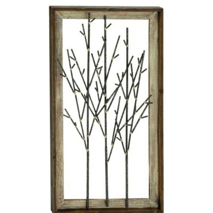 Wall Decor * | Outlet Brimfield & May Contemporary Brown Metal Wall Decor 95294