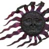 Wall Decor * | Best Deal Dr. Livingstone, I Presume Windswept Sun Face Wall Plaque