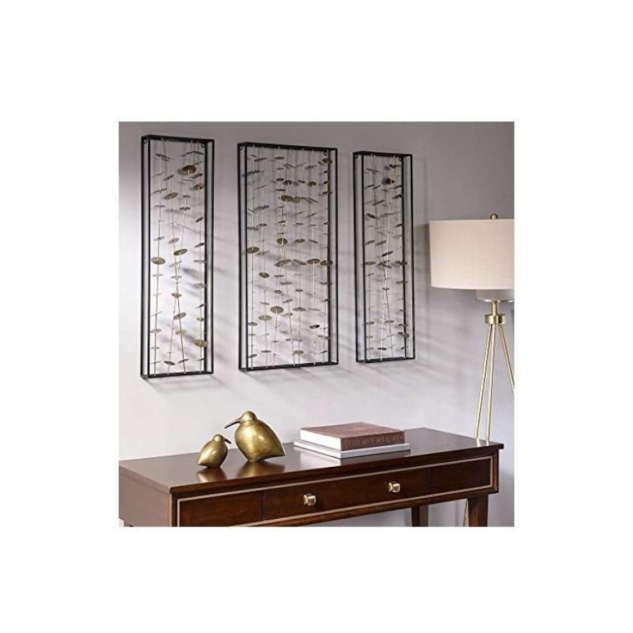 Wall Decor * | Brand New Olliix Madison Park Clement Metal Wall Decor, 3-Piece Set