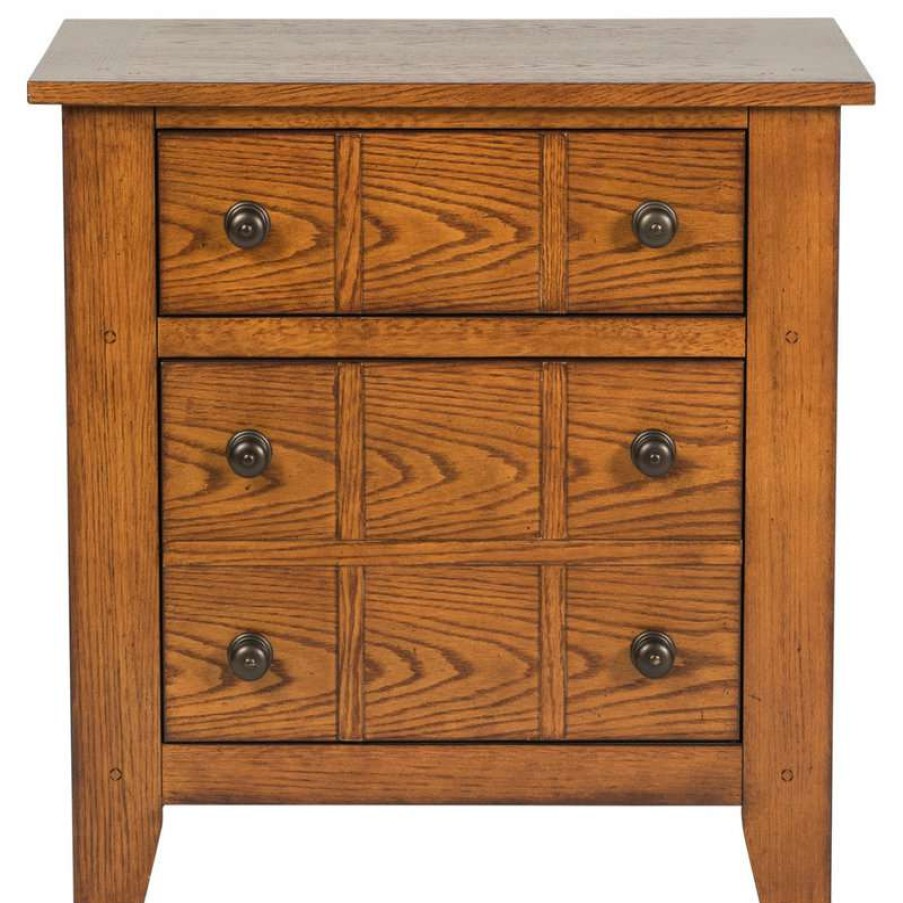 Wall Decor * | Budget Liberty Furniture Grandpa'S Cabin Drawer Nightstand