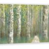 Wall Decor * | Cheapest Ddcg "Birch Tree Grove" Canvas Wall Art, 60 X20