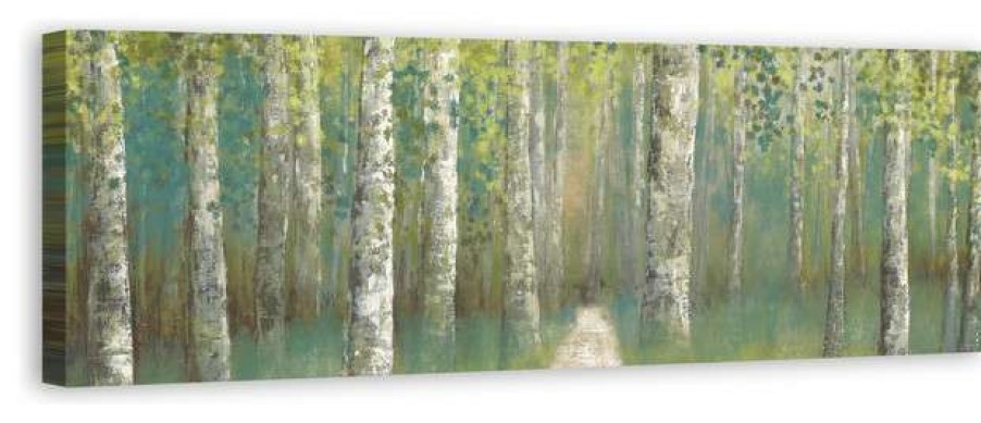 Wall Decor * | Cheapest Ddcg "Birch Tree Grove" Canvas Wall Art, 60 X20