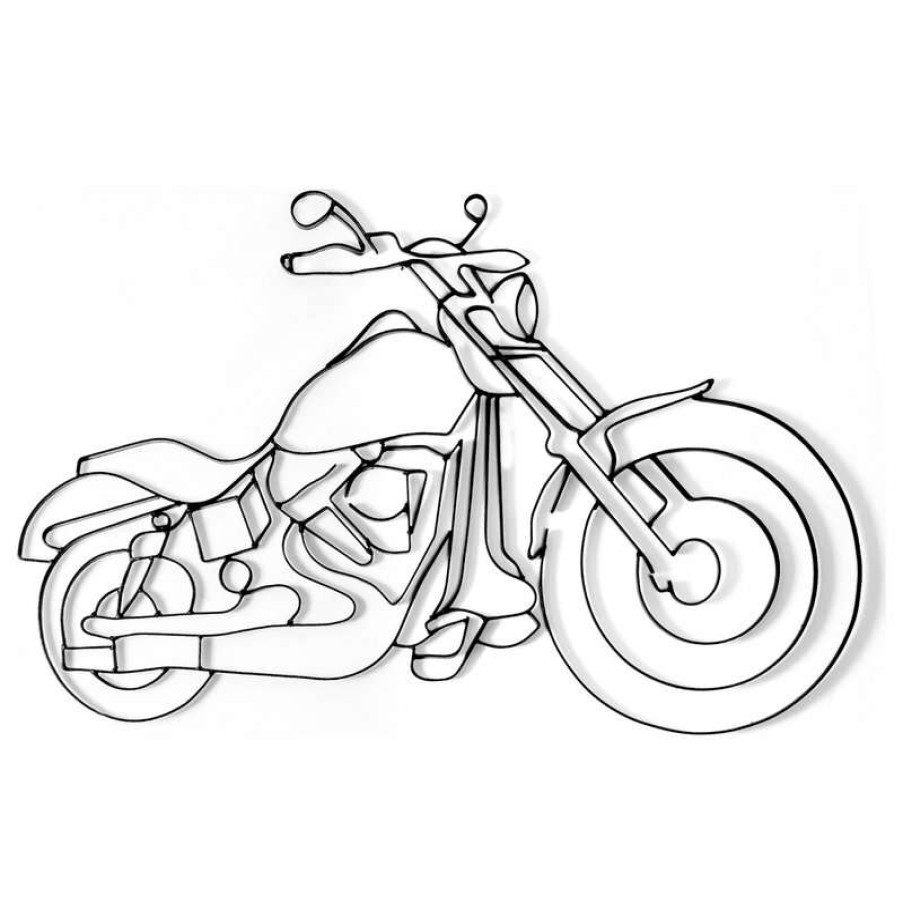 Wall Decor * | Flash Sale World Unique Imports Harley Davidson Metal Wall Decor And Sculpture