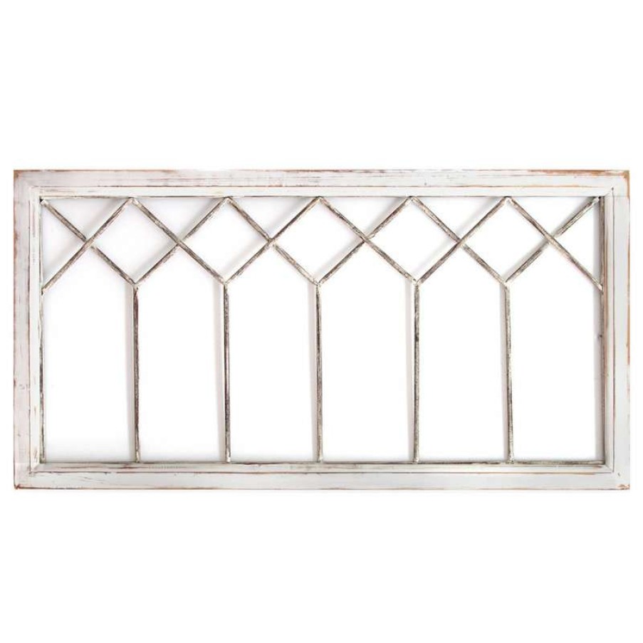 Wall Decor * | New Stratton Home D Cor Stratton Home Decor Distressed Window Panel Wall Decor