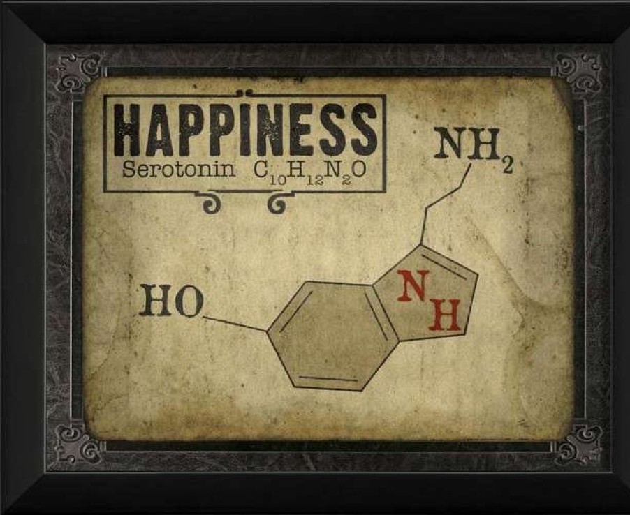 Wall Decor * | Best Reviews Of The Artwork Factory Happiness Molecule Framed Artwork