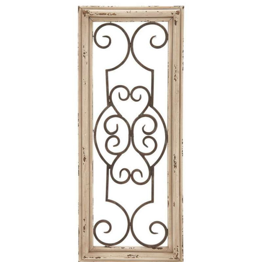 Wall Decor * | Budget Brimfield & May Farmhouse White Wood Wall Decor 52732