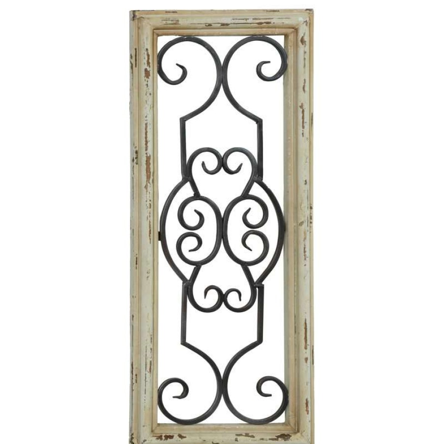 Wall Decor * | Budget Brimfield & May Farmhouse White Wood Wall Decor 52732