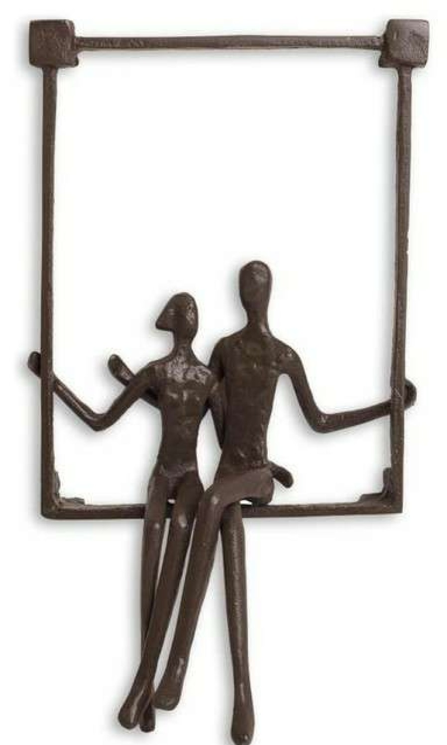 Wall Decor * | Promo Danya B Couple Window Sill Iron Wall-Piece