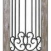 Wall Decor * | Best Deal Uttermost Tall Spanish Architectural Door Wood Iron Art