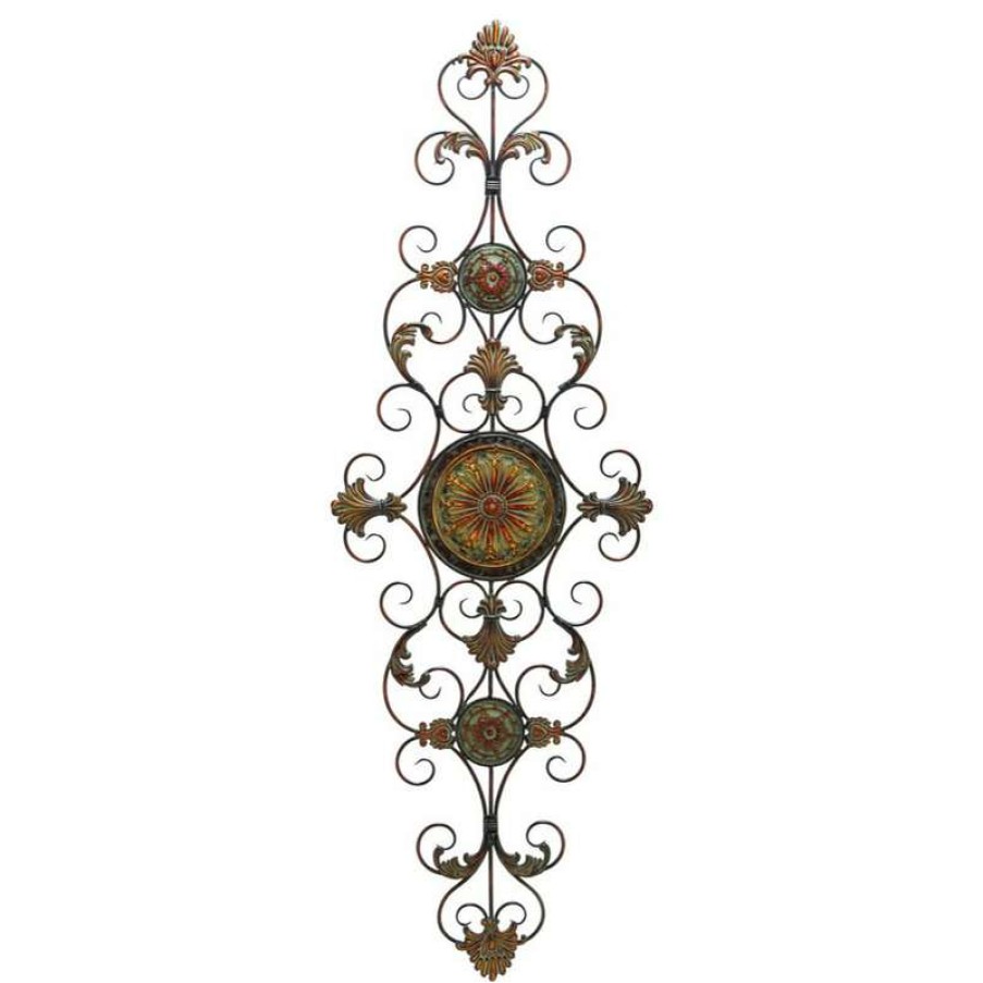 Wall Decor * | Coupon Brimfield & May Rustic Brown Metal Wall Decor 42752