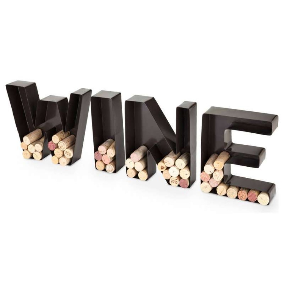 Wall Decor * | Wholesale True Brands Wine Cork Holder By True