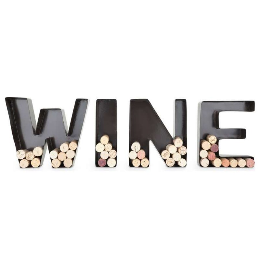 Wall Decor * | Wholesale True Brands Wine Cork Holder By True