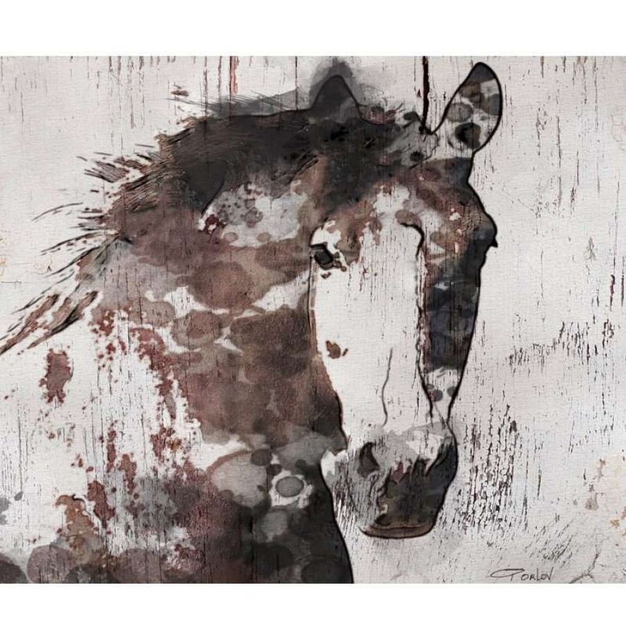 Wall Decor * | Best Pirce Marmont Hill "Gorgeous Horse" Painting Print On Wrapped Canvas, 45 X30