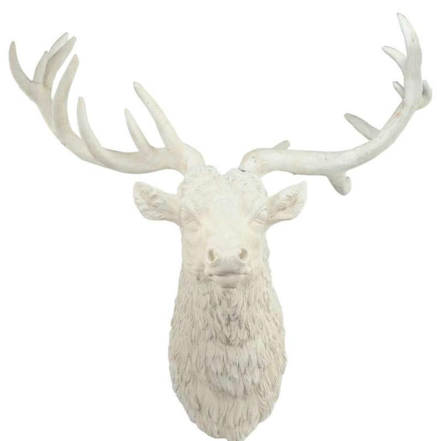 Wall Decor * | Best Sale A&B Home Darby Deer Head Wall Sculpture 26 X13 X32