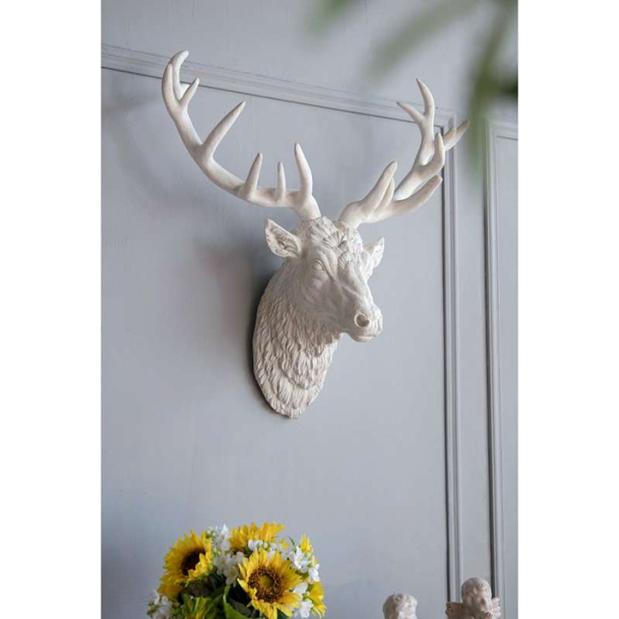 Wall Decor * | Best Sale A&B Home Darby Deer Head Wall Sculpture 26 X13 X32