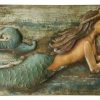 Wall Decor * | Deals Stylecraft Home Collection Handmade Metal Mermaid Three D Wall Art