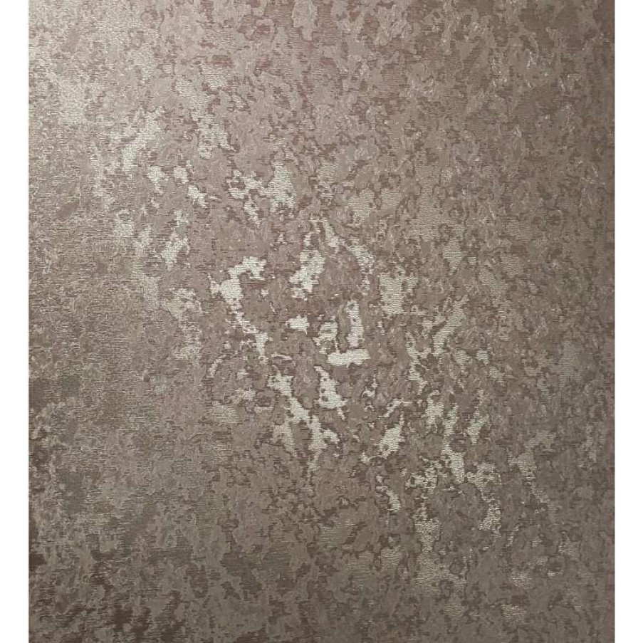 Wall Decor * | Flash Sale Slavyanski Wallpaper Textured Plain Modern Wallpaper Bronze Metallic Faux Plaster, Roll 42 Inc X 33 F