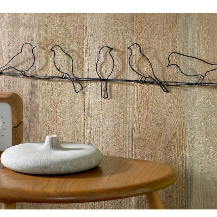 Wall Decor * | Wholesale Graham & Brown Birds On A Wire Metal Wall Art