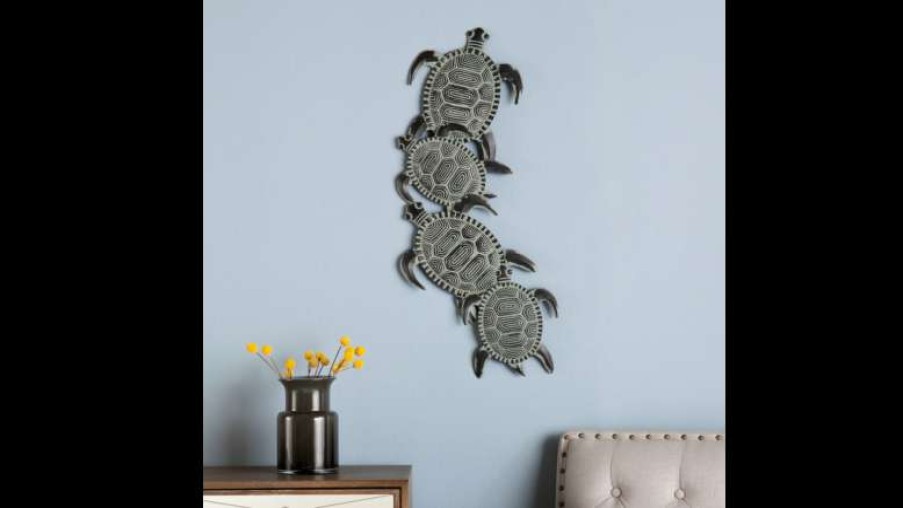 Wall Decor * | Wholesale Sei Furniture Galapagos Turtle Wall Art