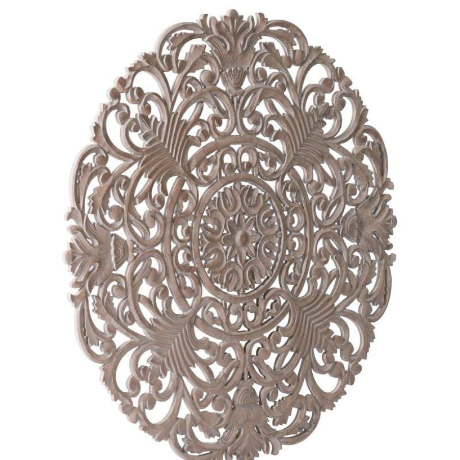 Wall Decor * | Budget Madeleine Home Inc. Frasso White Wall Medallion, Gray