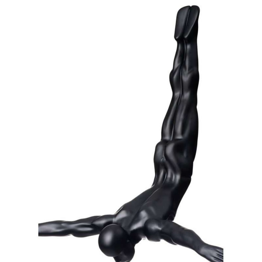 Wall Decor * | Brand New Finesse Decor Wall Diver Sculpture, Large, Black