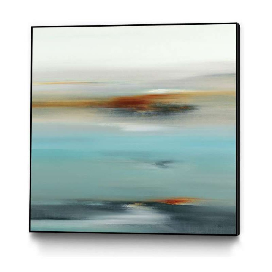 Wall Decor * | Flash Sale Giant Art Calm Days Ii Art Block Framed Canvas, 30 X30