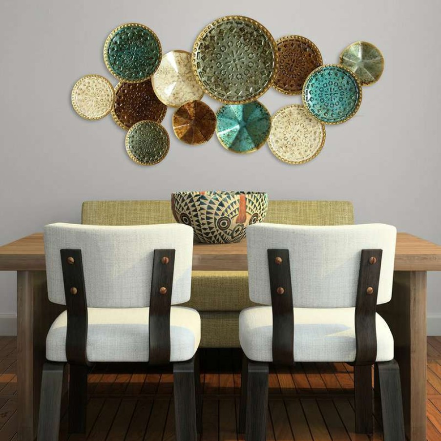 Wall Decor * | Best Sale Stratton Home Decor Multi Plates Wall Decor