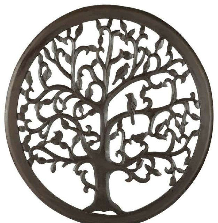 Wall Decor * | Brand New St Croix 24 Dark Brown Solaris X Tree Of Life Wall Art