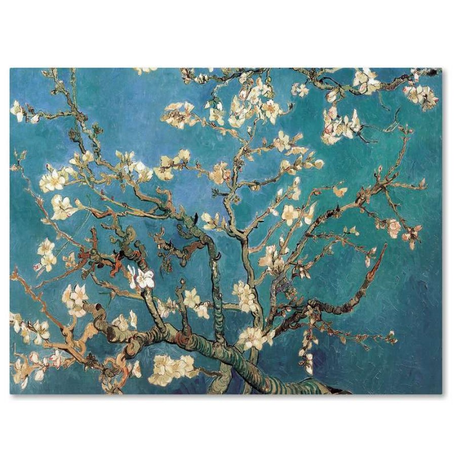 Wall Decor * | Buy Trademark Fine Art 'Almond Blossoms' Canvas Art By Vincent Van Gogh