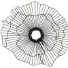 Wall Decor * | Best Reviews Of Dr. Livingstone, I Presume Black Wire Flower Wall Decor