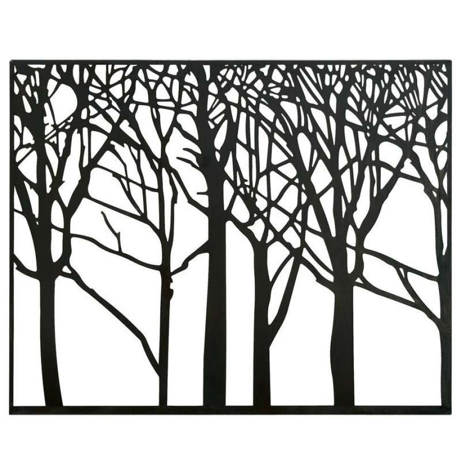 Wall Decor * | Outlet Brimfield & May Modern Black Metal Wall Decor 74801