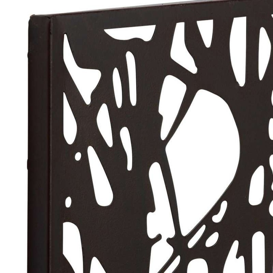 Wall Decor * | Outlet Brimfield & May Modern Black Metal Wall Decor 74801