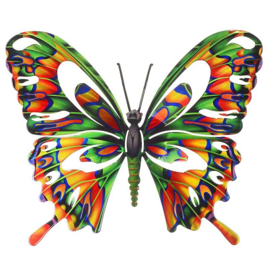 Wall Decor * | Best Sale Next Innovations Wall Art Multi Colored Butterfly, Large