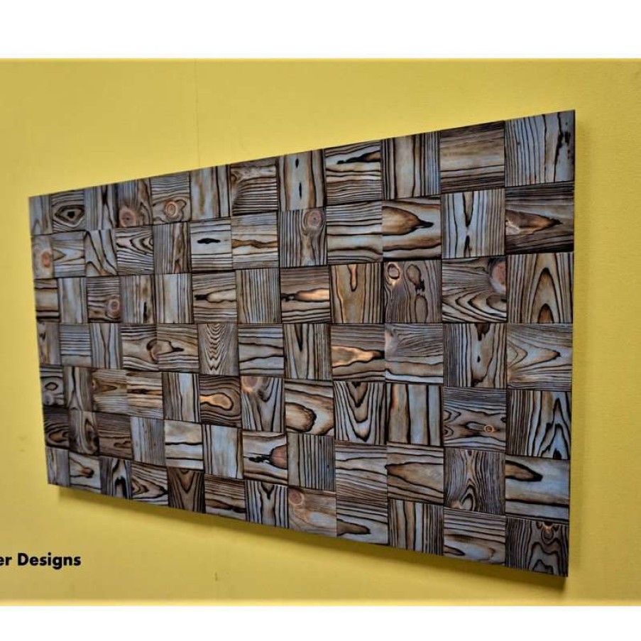 Wall Decor * | Budget Mulleresigns Wood Wall Art, Reclaimed Wood