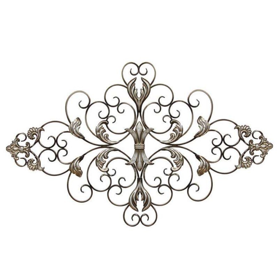 Wall Decor * | Brand New Stratton Home Decor Ornate Scroll Wall Decor