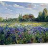 Wall Decor * | Coupon Brushstone Evening At The Iris Field, 36 X48