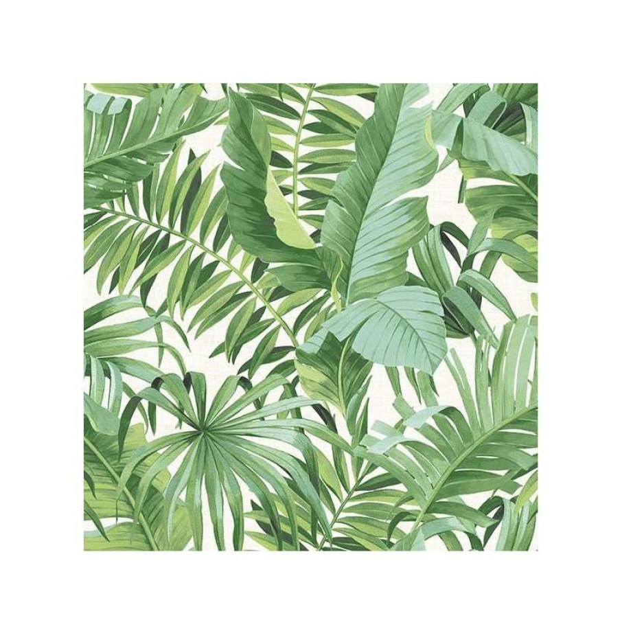 Wall Decor * | Best Pirce Brewster Home Fashions A-Street Prints 2744-24136 Alfresco Green Palm Leaf Wallpaper