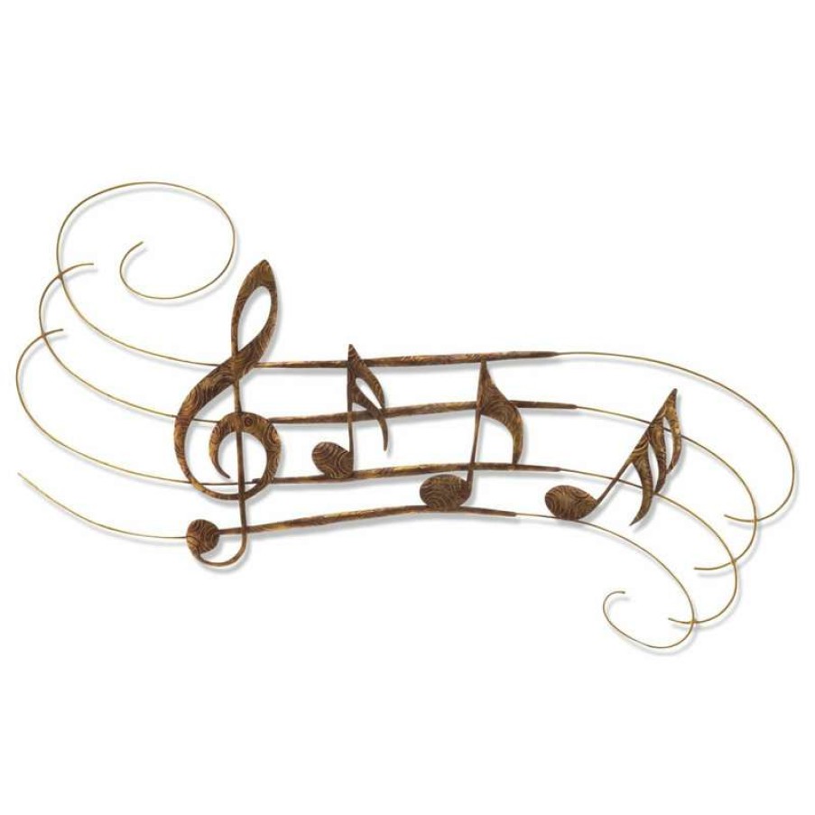 Wall Decor * | Promo Eangee Large Musical Notes Wall Decor