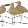 Wall Decor * | Cheapest Stylecraft Flock Of Birds In Metal And Natural Woven Material