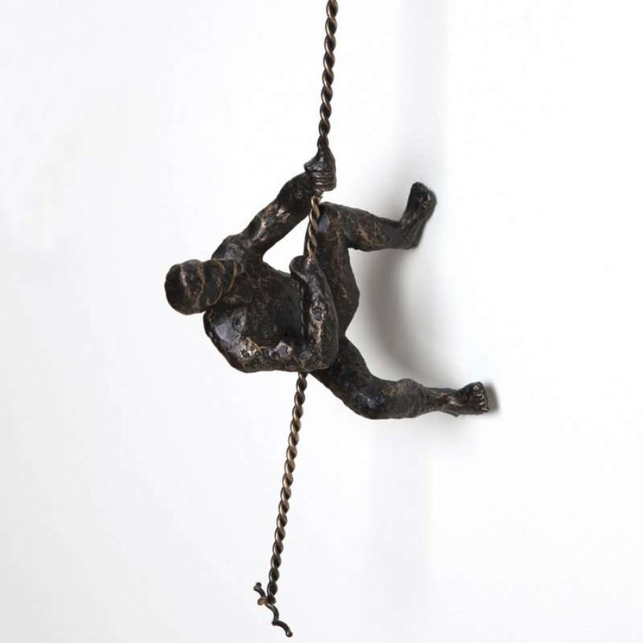 Wall Decor * | Deals Global Views Climbing Man, Wall Mounted