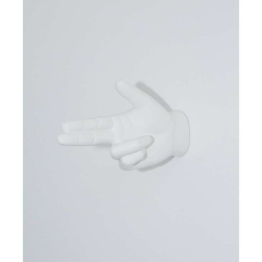 Wall Decor * | Buy Interior Illusions Plus White Bang Bang Wall Mount, 9 Long