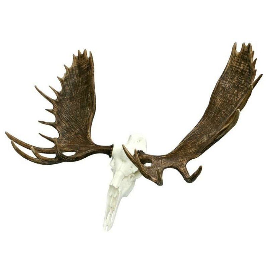 Wall Decor * | Top 10 Cast Horn Designs European Alaskan Moose Mount