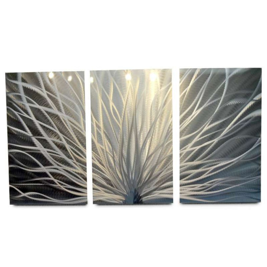 Wall Decor * | Cheapest Miles Shay Metal Art Metal Wall Art Decor Abstract Contemporary Modern Sculpture- Radiance 47