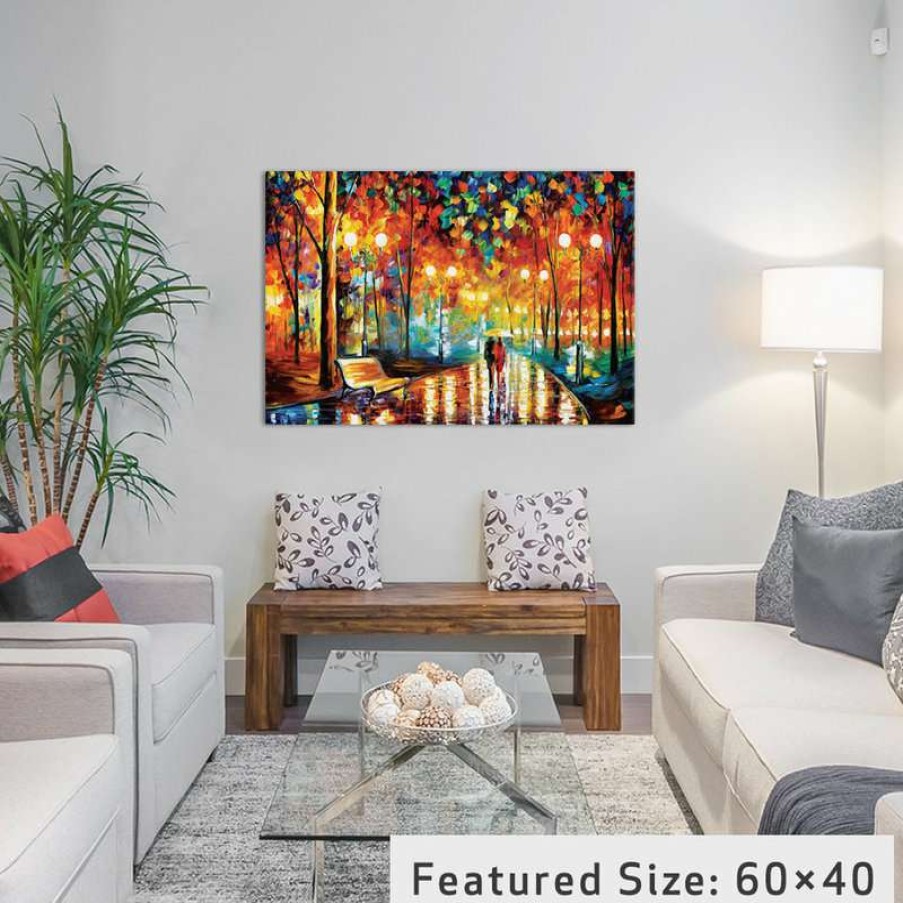 Wall Decor * | Cheap Icanvas "Rain'S Rustle Ii Gallery" By Leonid Afremov, 12X8X0.75 , 40X26X0.75