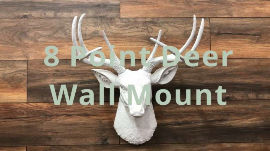 Wall Decor * | Hot Sale Near And Deer Faux Deer Head, Matte Black