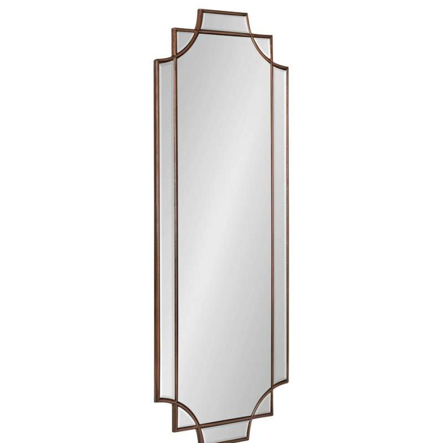 Mirrors * | Wholesale Uniek Minuette Decorative Framed Wall Mirror, Bronze 16 42